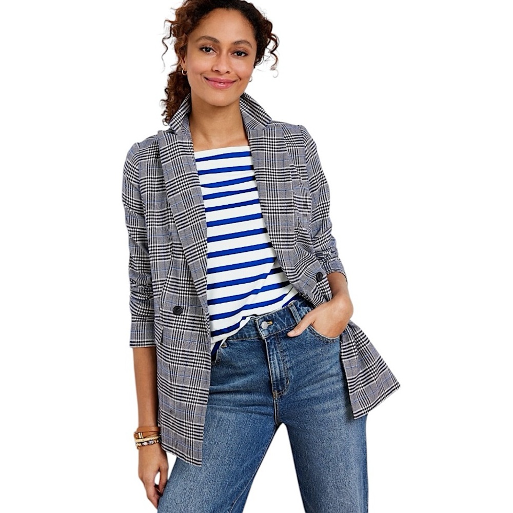 Talbots Glen Plaid Blazer size 16 NWT